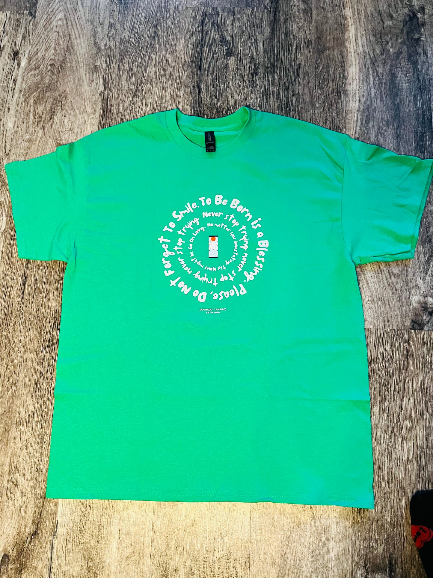 Tanjiro Do Not Forget to Smile Tee