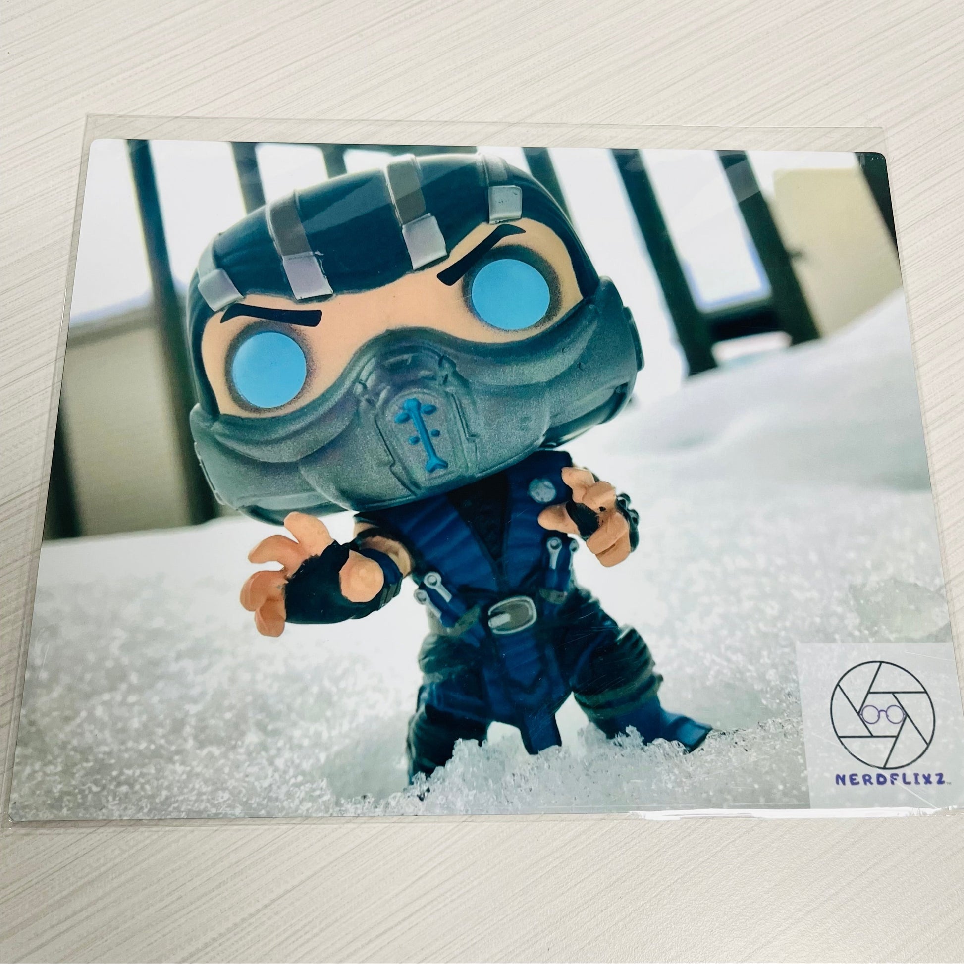 Funko Pop! vinyl figure on a branded card with 'NERDFLIX' logo.