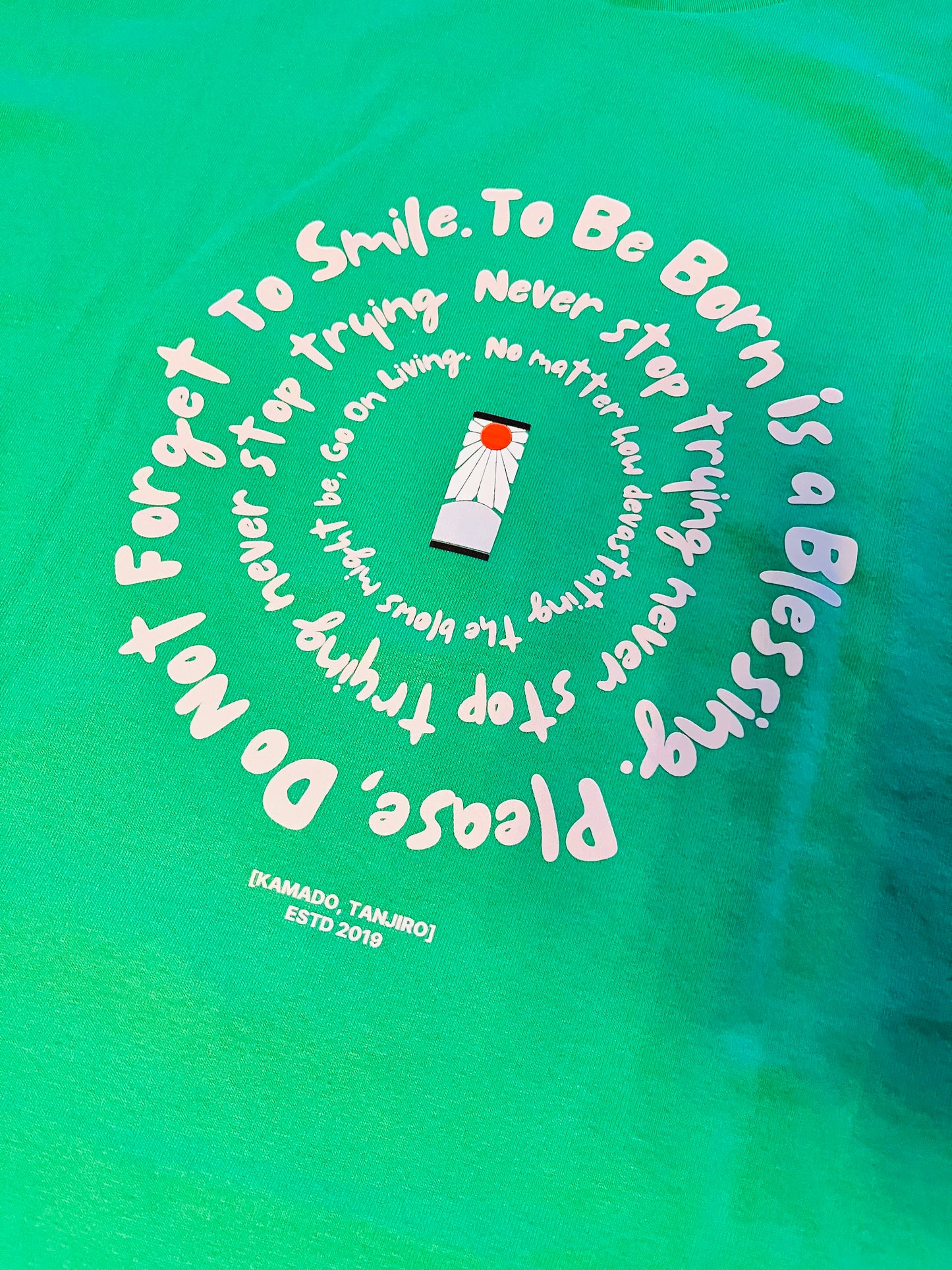 Tanjiro Do Not Forget to Smile Tee